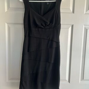 WHBM Elegant Black Sleeveless Dress